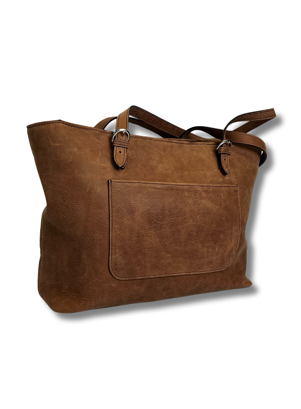 Brown Leather Tote Bag | BPB8449